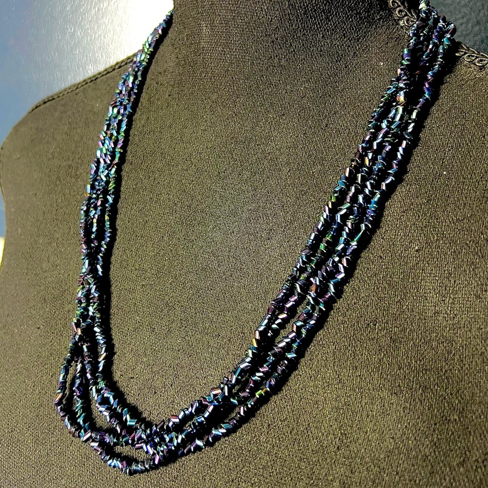 Gorgeous Four Strand Beaded Necklace